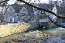 View of the Mill and Mill House from across Wellow Brook
