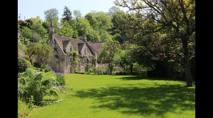 View looking back at the Mill from the garden