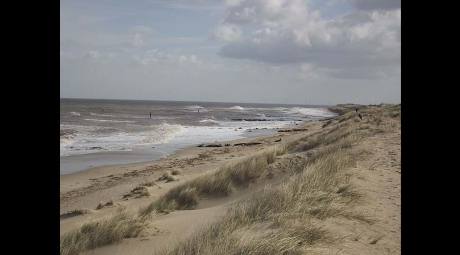 A Winter Scene On The Beach