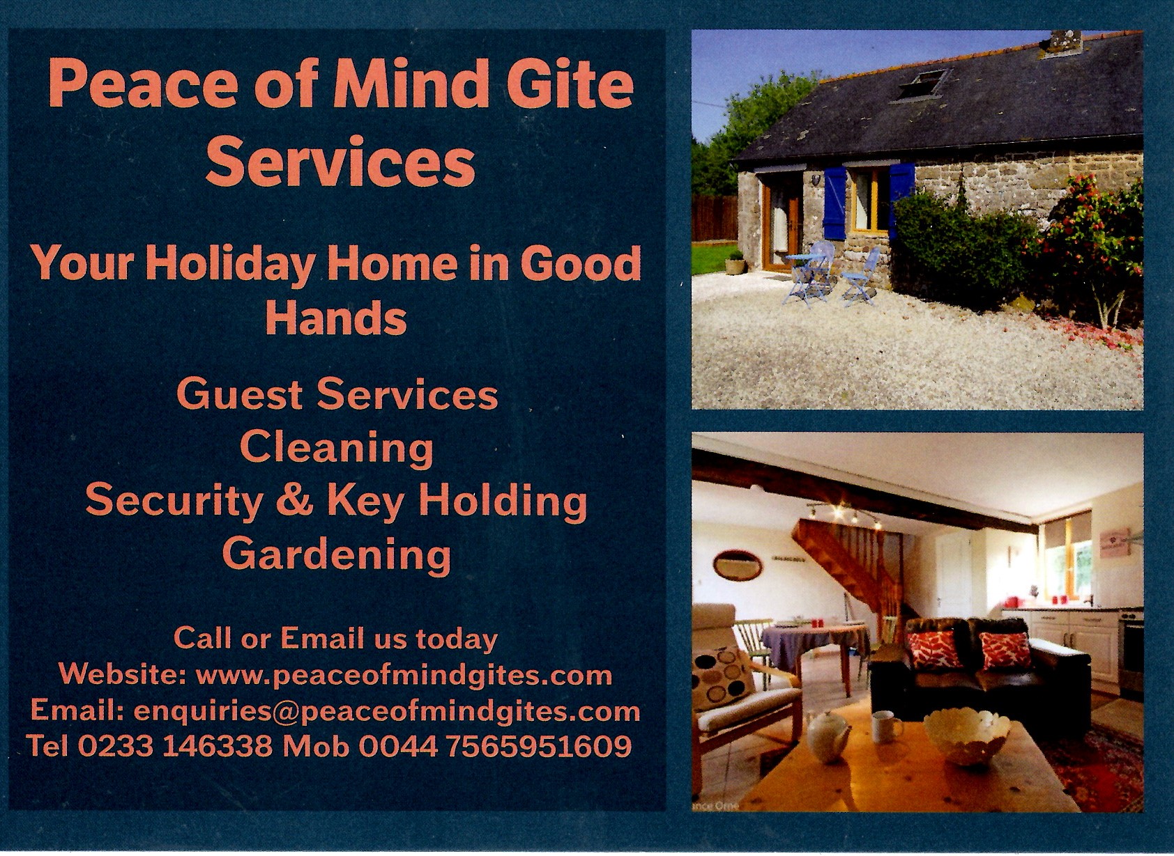 Peace of Mind Gite Services