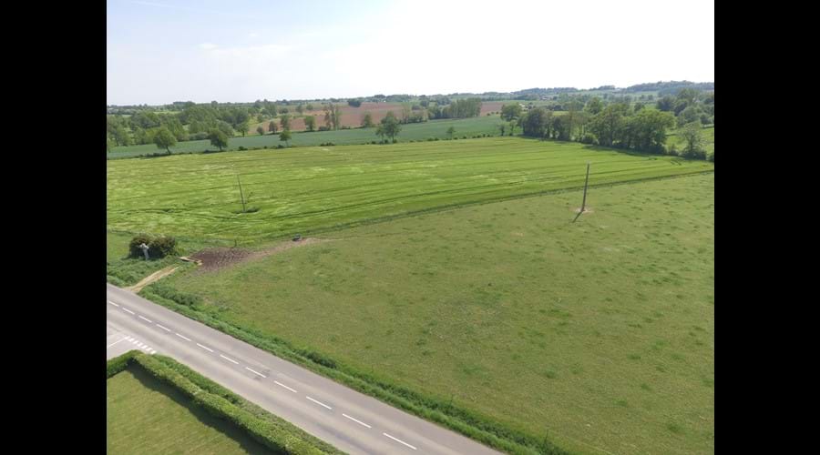 View across the countryside