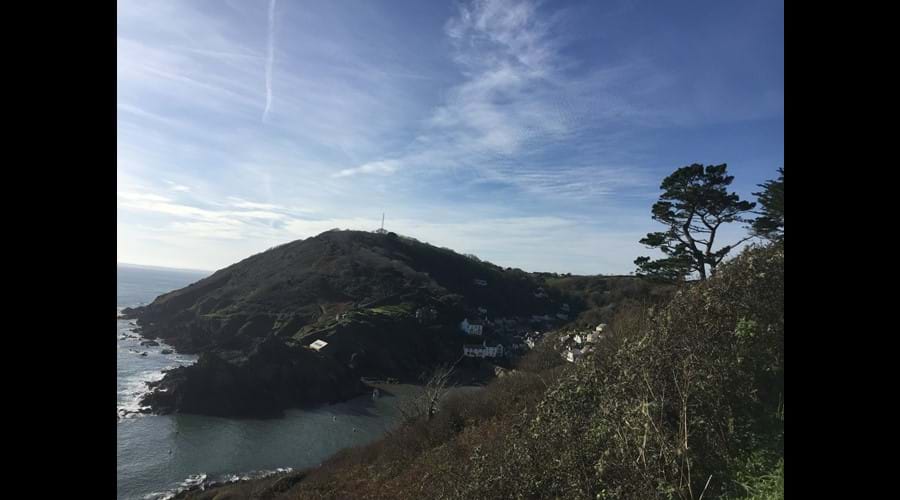 Pretty Polperro from the coastal path