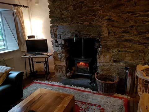 Cosy nights in front of the log burner - BLISS! (A basket of logs is provided with every stay)