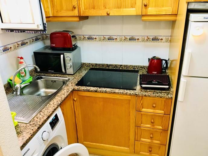 Holiday apartment - fully equipped kitchen, including fridge freezer