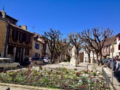 Bergerac - a beautiful square
