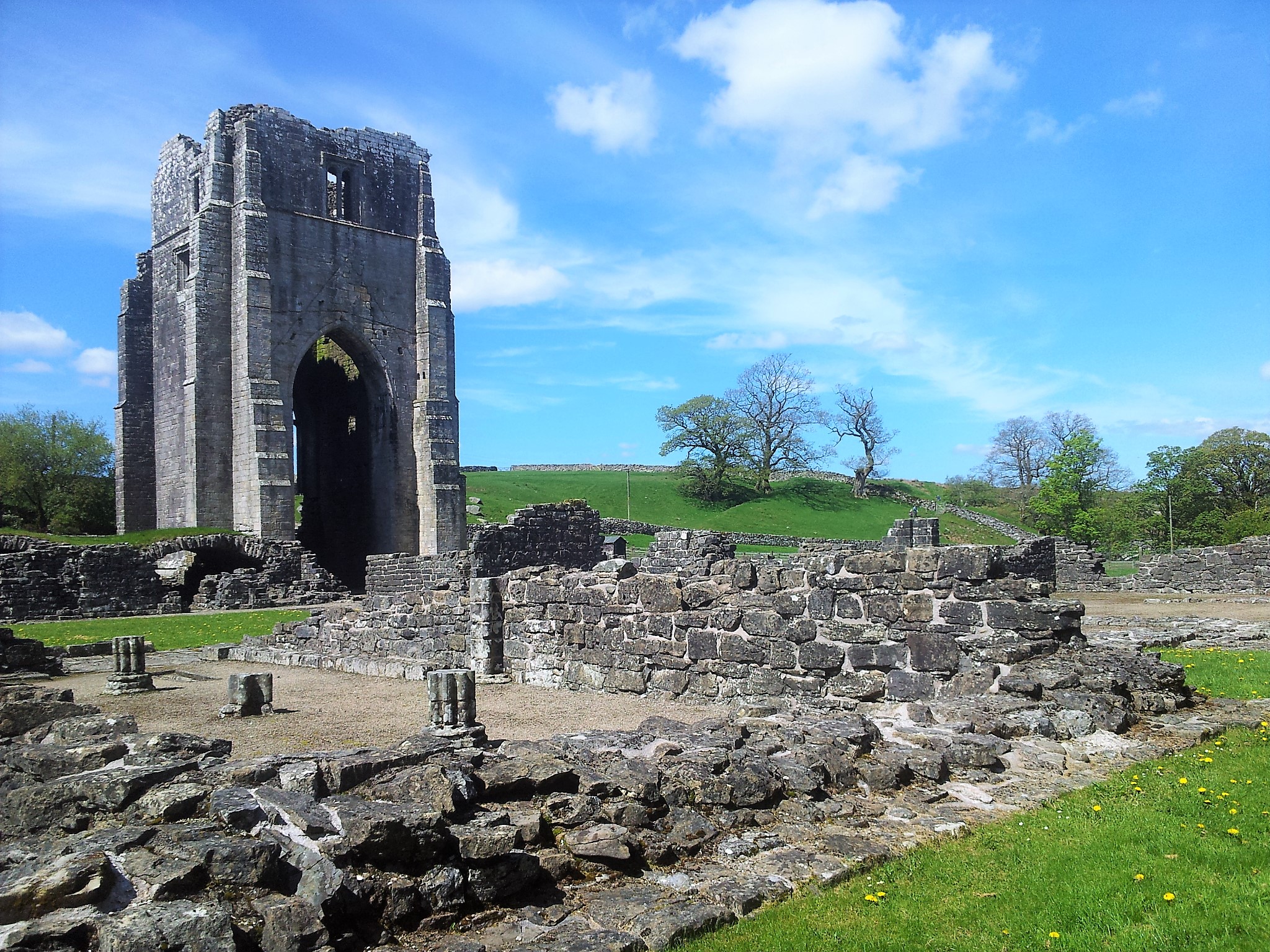 The ruins of Shap Abbey near Haweswater.