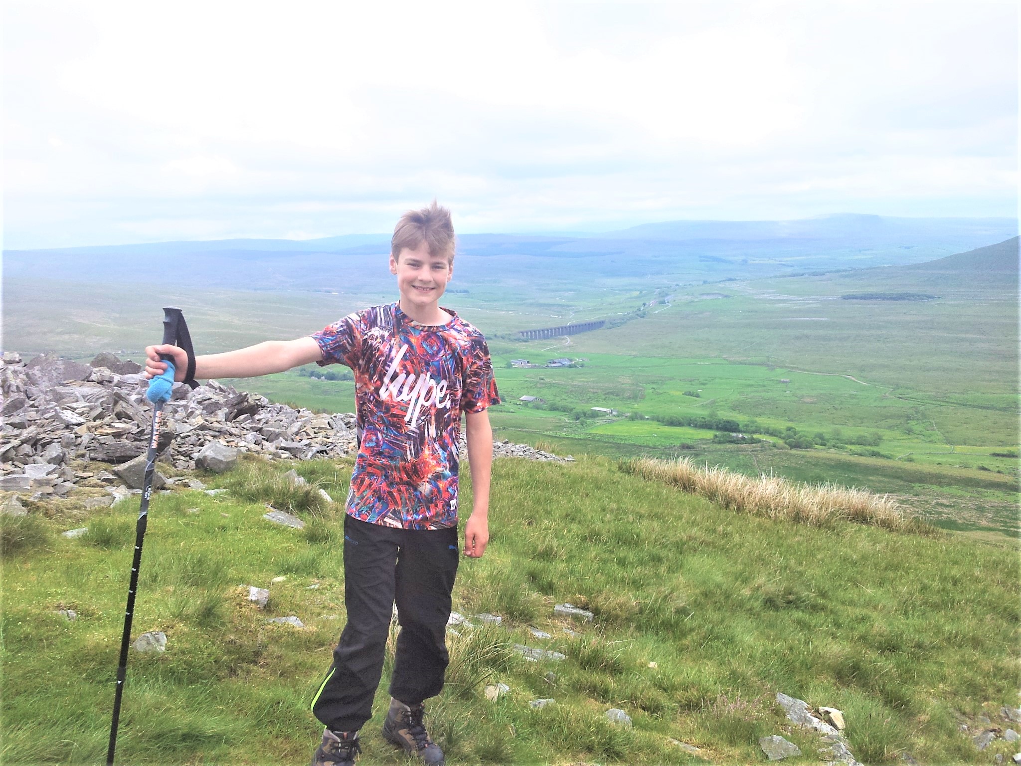 On the way down from Whernside - the highest of the 3 Yorkshire Peaks