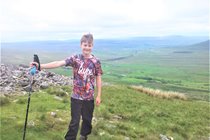 On the way down from Whernside - the highest of the 3 Yorkshire Peaks