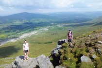 Stunning views from Ingleborough - the second highest peak of The 3 Yorkshire Peaks and our family