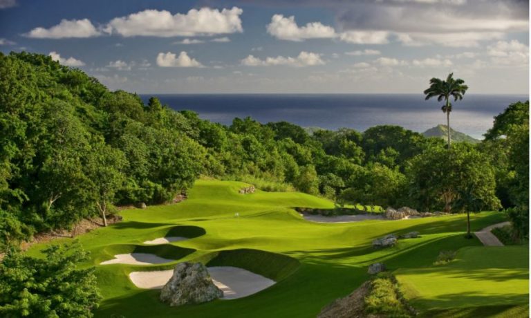 12th hole at Apes Hill Golf Corse, Barbados.