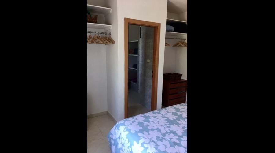 Master Bedroom with plenty of space for all your holiday clothes!