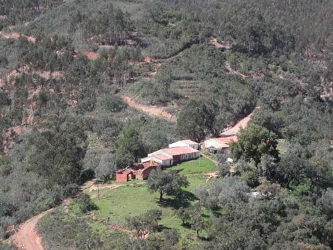 Arial view of hamlet