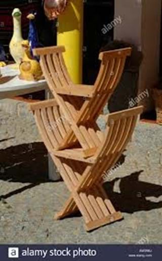 Monchique Chestnut Scissor chairs