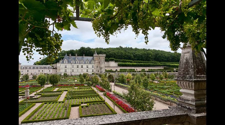 Château Villandry, one of the most beautiful gardens of the Royal Châteaux