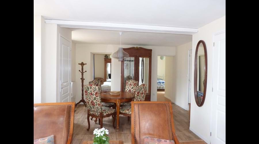The view back to the bedrooms