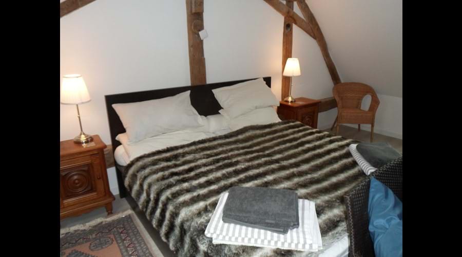 The huge, superking bed
