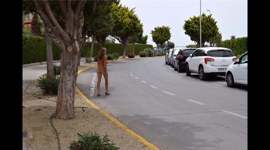 enjoy a naked stroll down to the beach