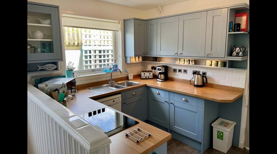 Well equipped kitchen