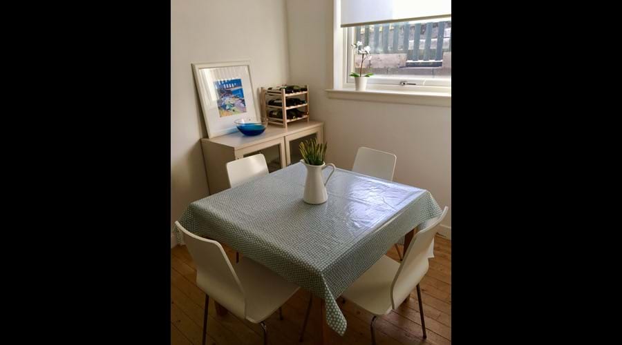Separate dining area
