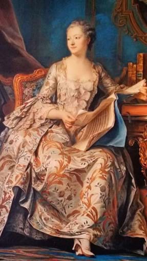 Painting of Madame Pompadour