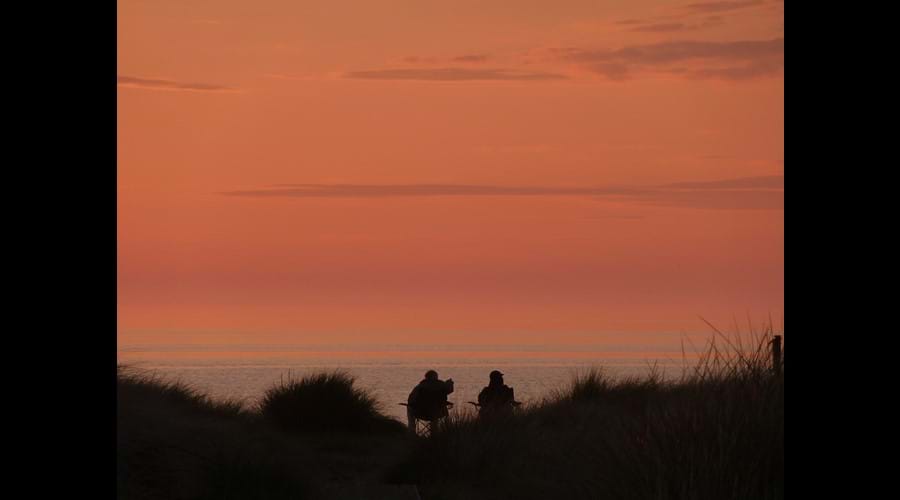 Sunset on Smeale Beach.