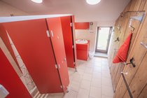 Washroom in bunkbarn