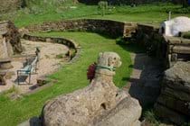 Garden for luxury bunkbarn