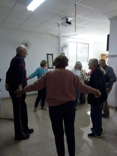 More dancing at the music morning