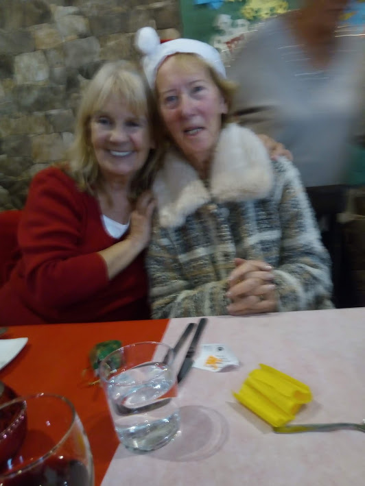 Terri and Dorothy at the group Christmas lunch