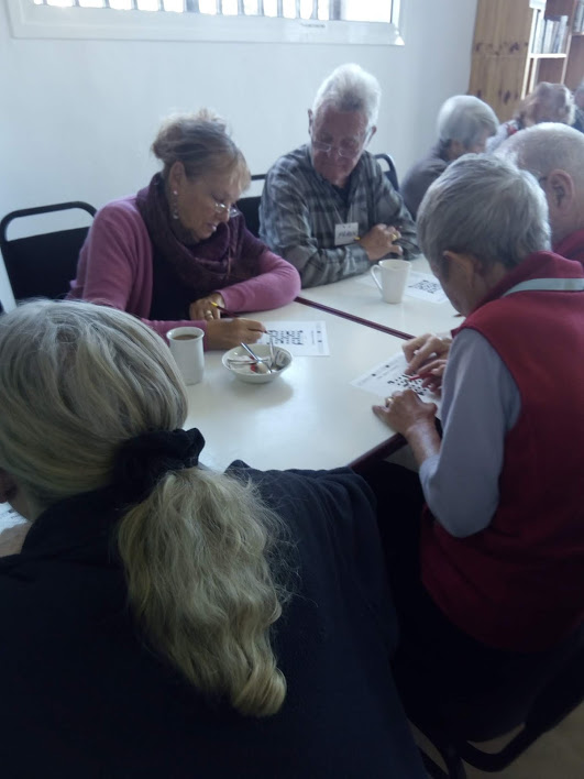 Frank and Rosie concentrating well!