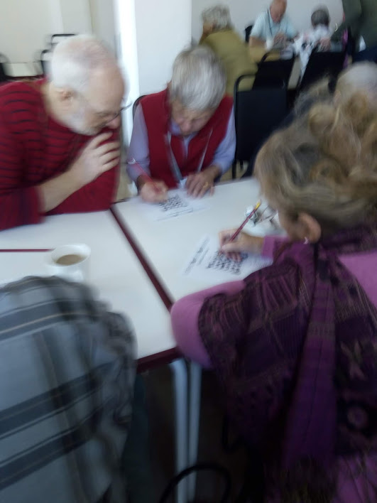 Malc and Barb working hard!