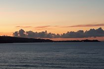 Sunset looking towards St Ives from the Towans