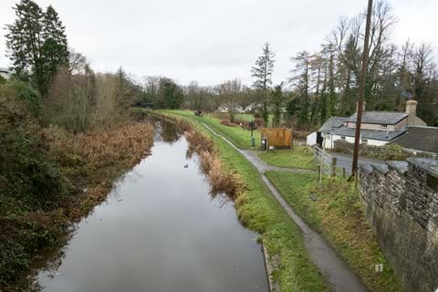 Brecon Monmouth canal , Talybont on usk 4 mile walk from stunning Riversounds bnb 