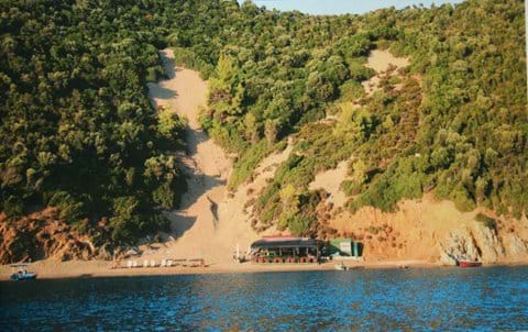 Arkos island beach and cantina, Skiathos (by water-taxi)
