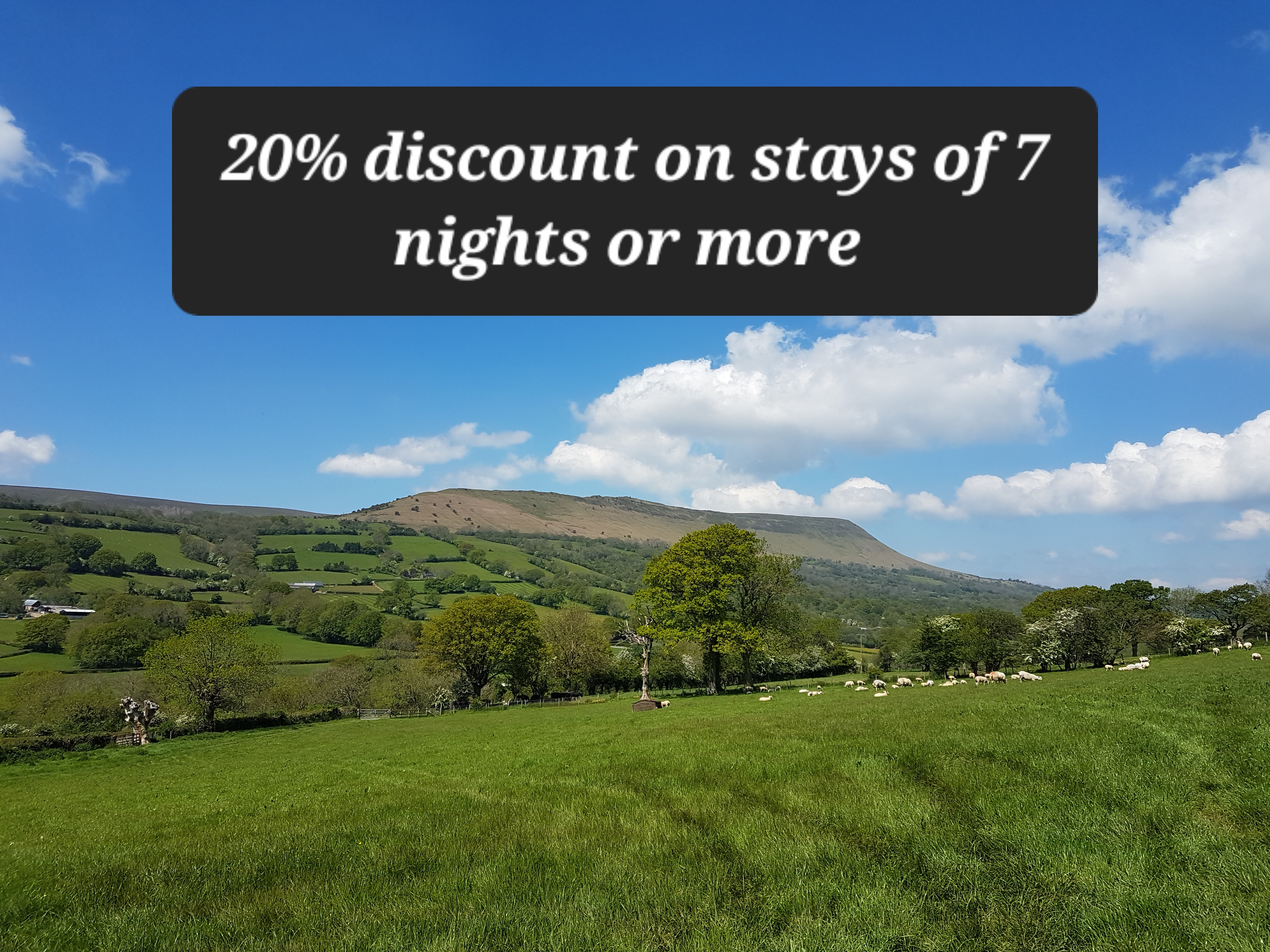 The Black Hill is an invigorating walk from the cottage.