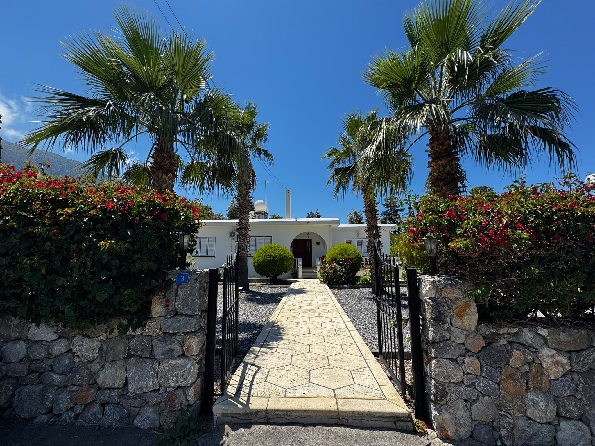 Front path to Babylon Villa 