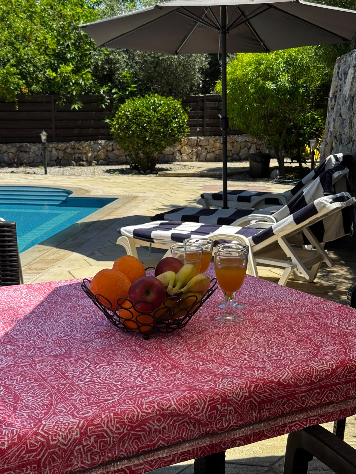 Pool Terrace and Dining Area