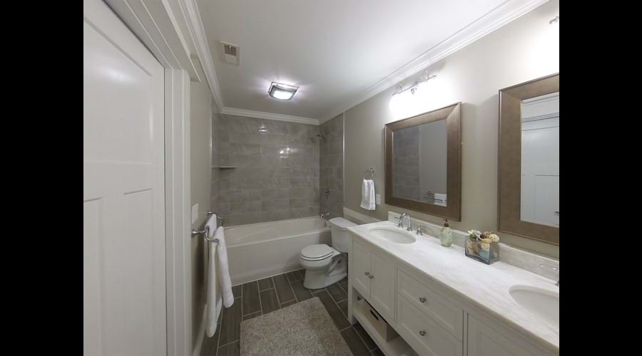 Bathroom 4 Downstairs for Bedroom 5 and bunk bed room