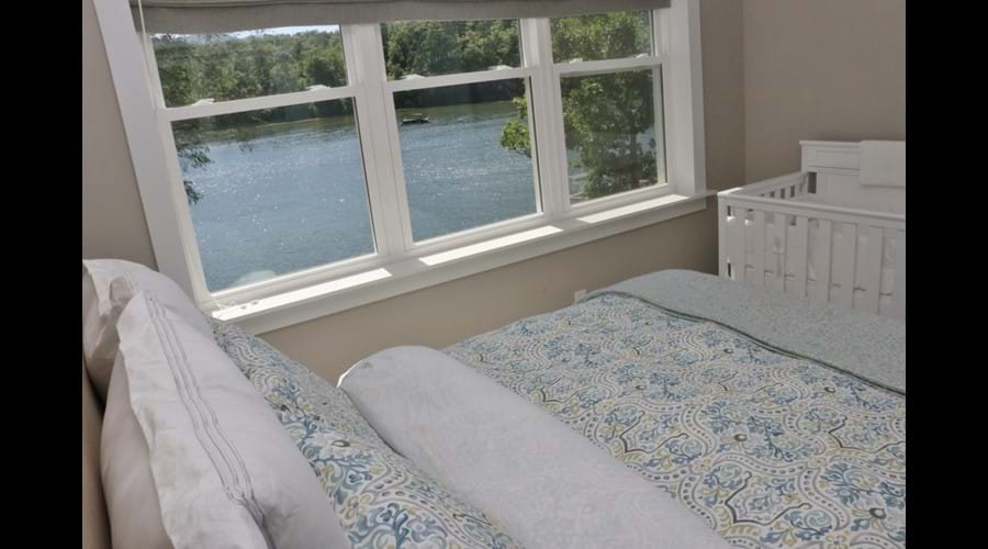 Bedroom 4 First Floor with view of Lake Lure