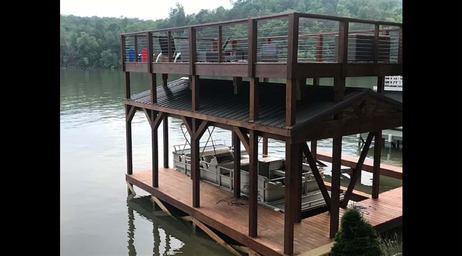 New Covered Dock with Platform