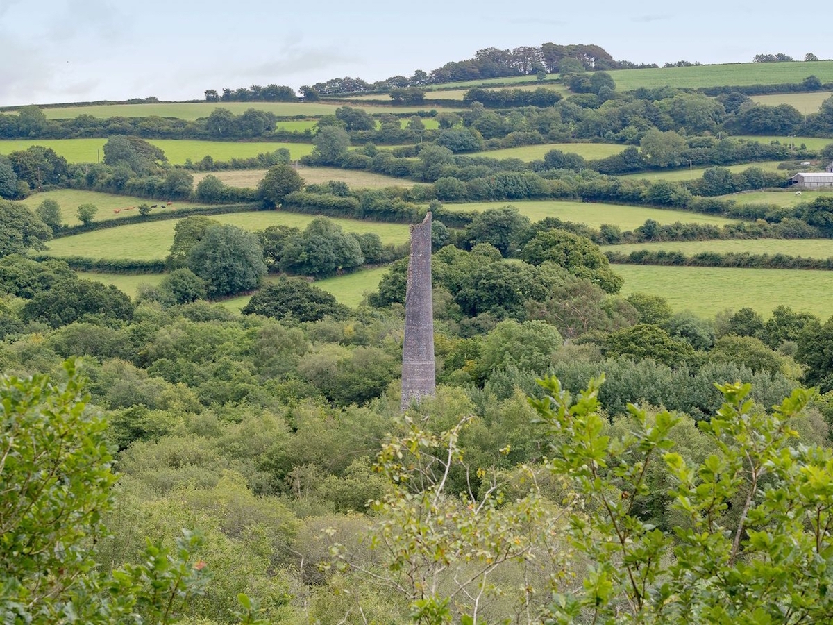 View across Tamar of former brickworks