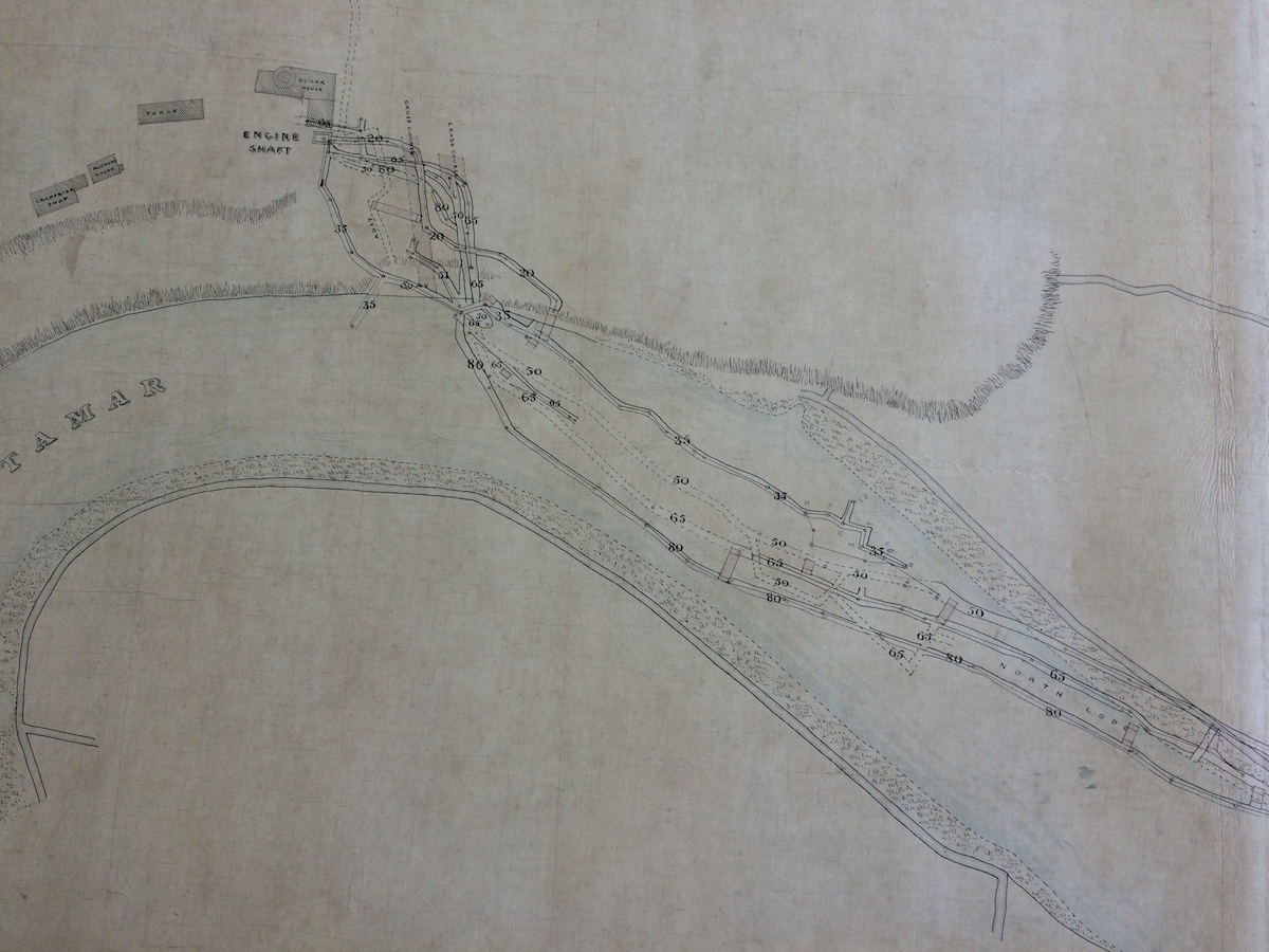 The workings under The Tamar at Okel Tor Mine (CRO Document Ref: HB/12/1)