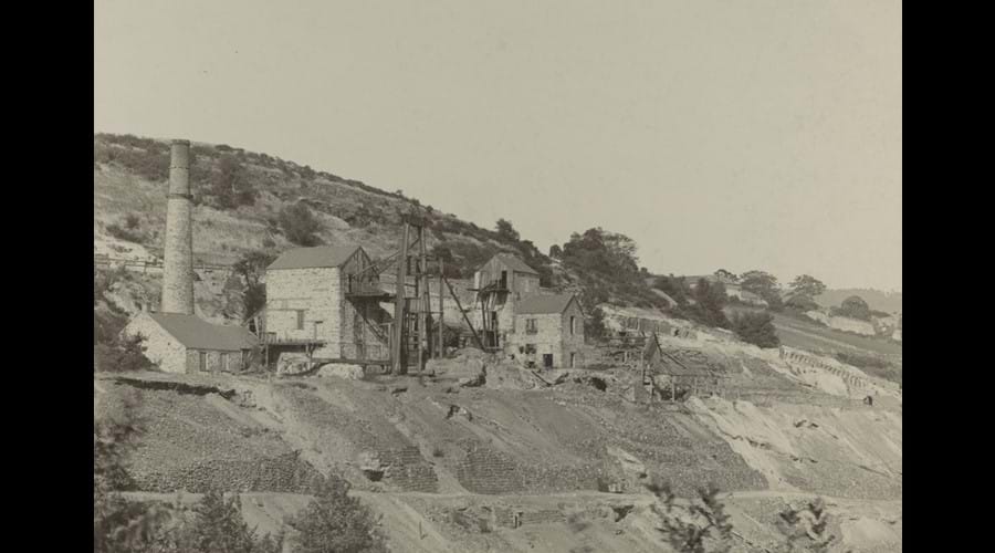 Okel Tor Mine circa 1890 - shortly after the mine closed
