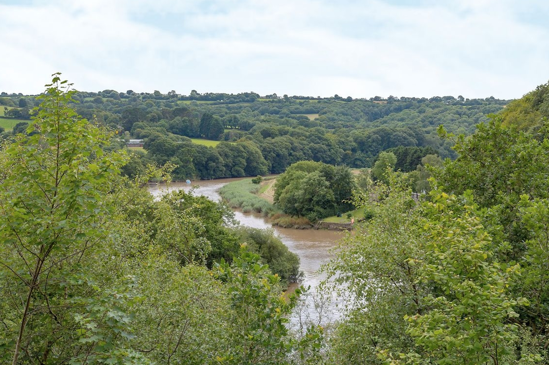 View from The Count House at Okel Tor Mine