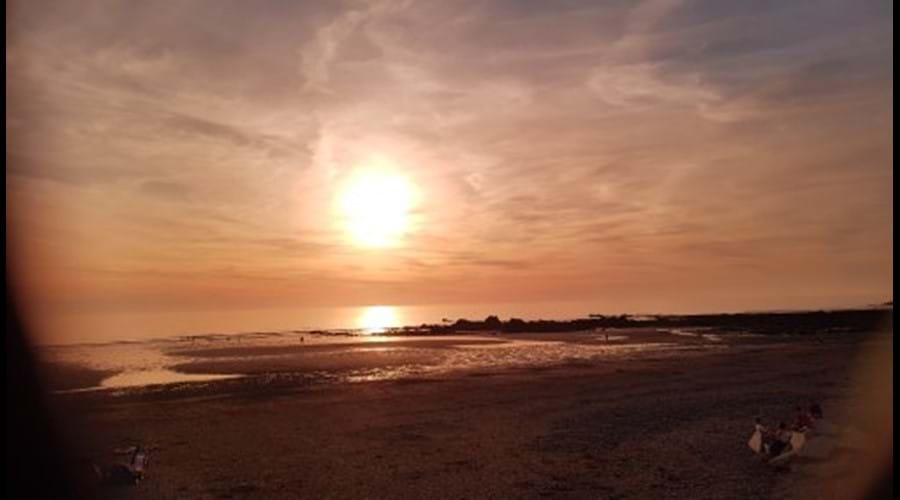 Widemouth Bay at sunset