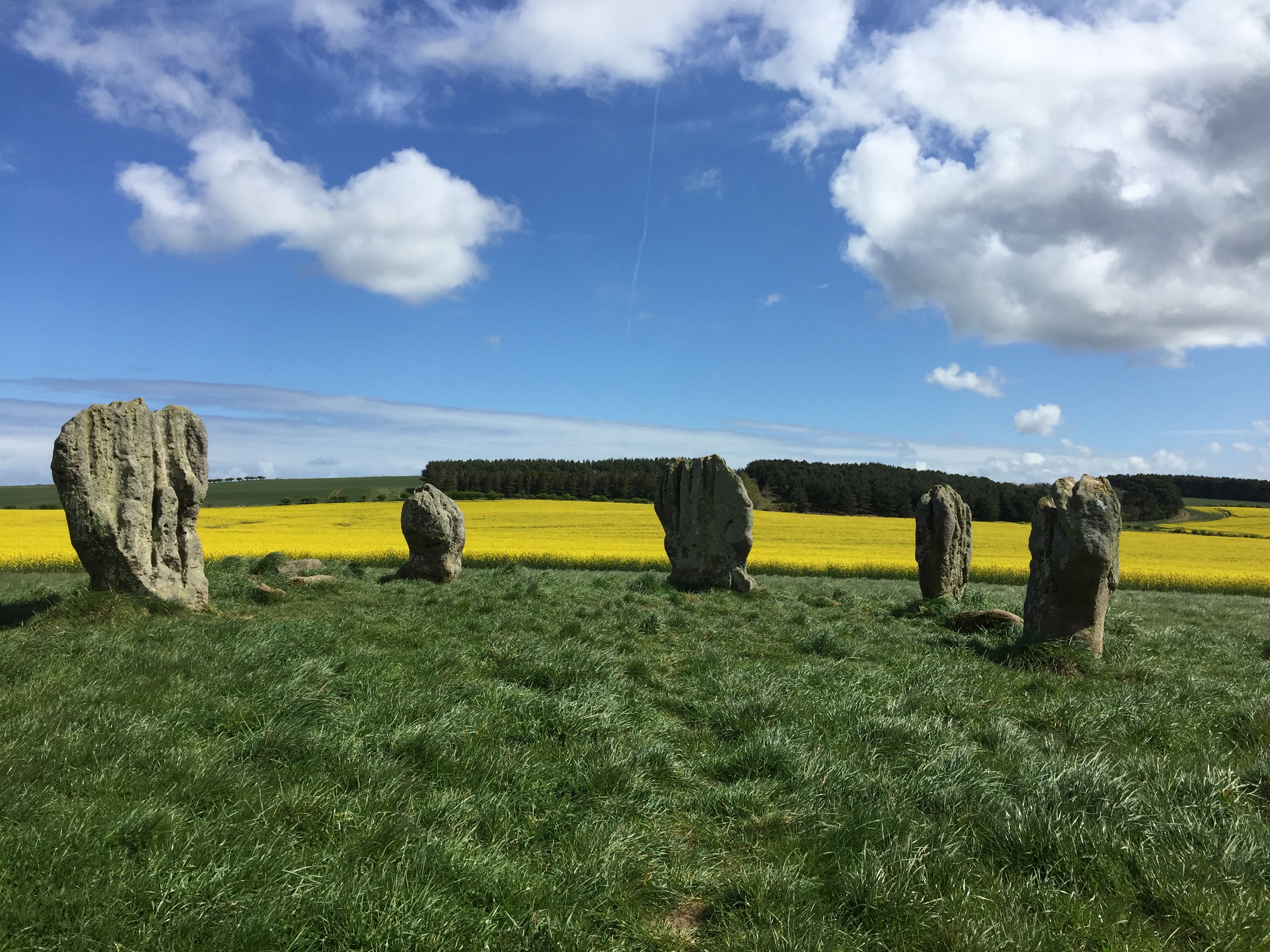 The atmospheric Duddo Stone Circle is just a short drive from the cottage