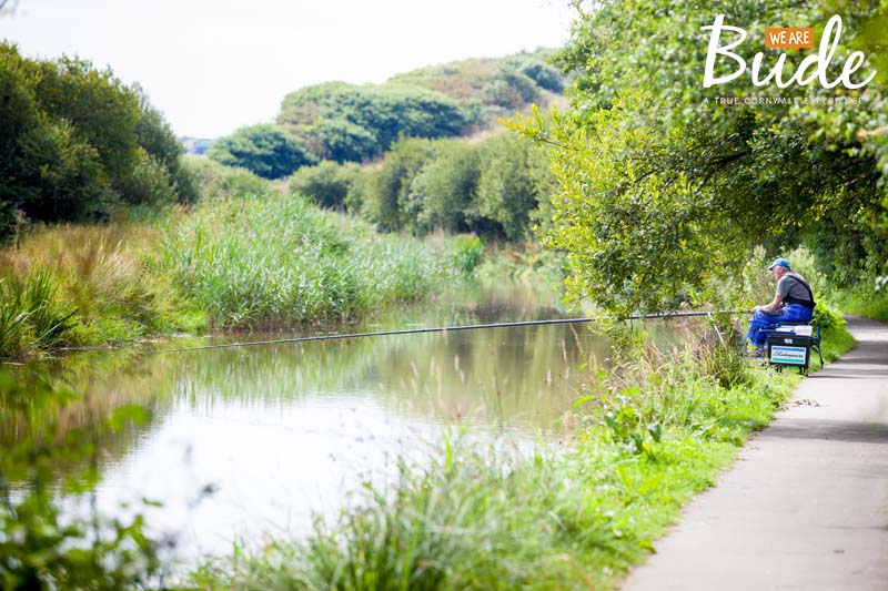Fishing on Bude canal