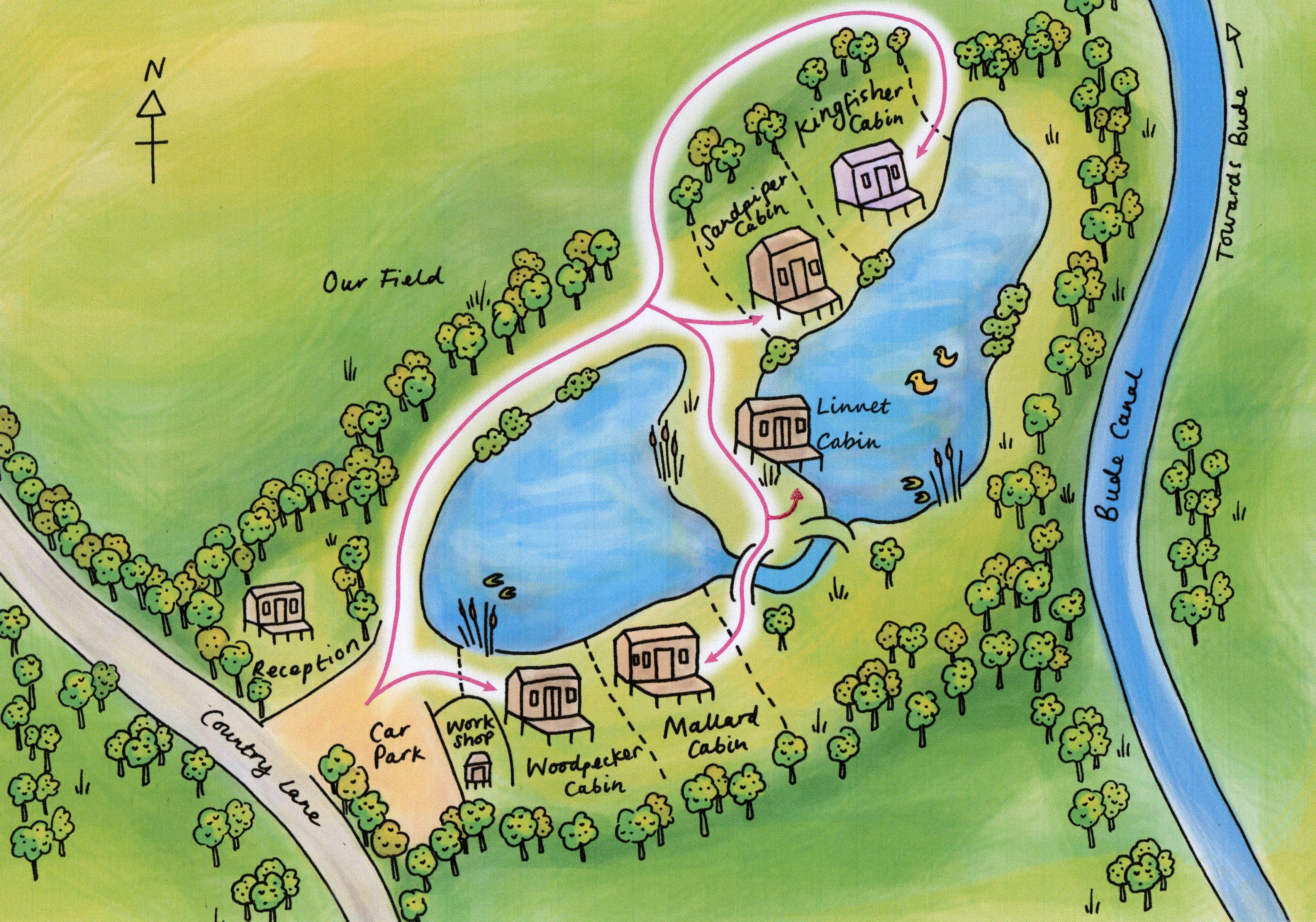 Lynstone lakes maps