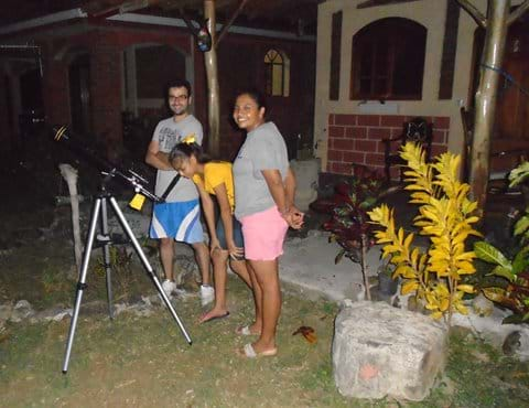 Observacion de estrellas y luna