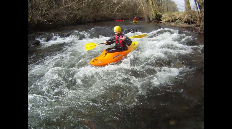 kayaking on the Barle